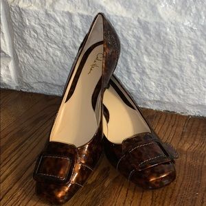 Cole haan Pump Tortoise Patent Leather Heel